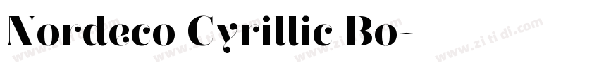 Nordeco Cyrillic Bo字体转换 Nordeco Cyrillic Bo字体转换